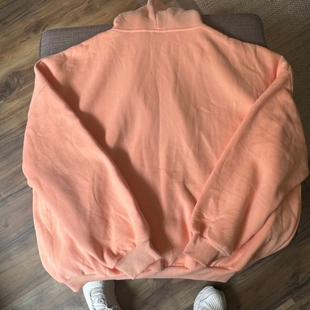 Comfrt Collection Pastel Edit Peach Zip Hoodie and Joggers Set XL Loungewear - Picture 12 of 14